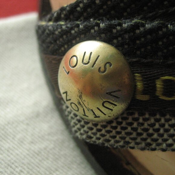 Women's LOUIS VUITTON Open Toe kitten heel slip on shoes EUR 36, US 5 - Picture 8 of 11